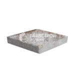Тротуарная плитка Ромб 3D, сомон на камне, 6 см