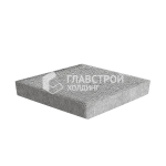 Тротуарная плитка Ромб 3D, серо-белая на камне, 6 см