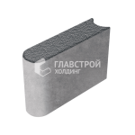 Бордюрный камень БРШ 50.20.8, черный с мраморной крошкой