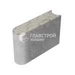 Бордюрный камень БРШ 50.20.8, аляска с гранитной крошкой