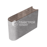 Бордюрный камень БРШ 50.20.8, яшма с гранитной крошкой